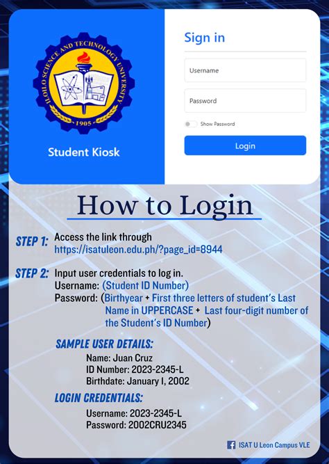 isatukiosk|ISAT U Leon Campus Student Kiosk – Iloilo Science and .
